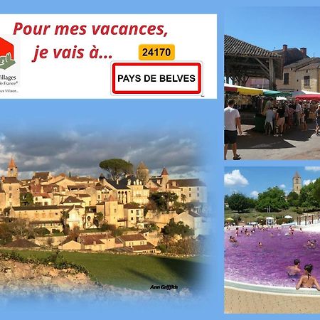 Au Lilas Rose Maison Entre Campagne Et Village Belvès Eksteriør billede